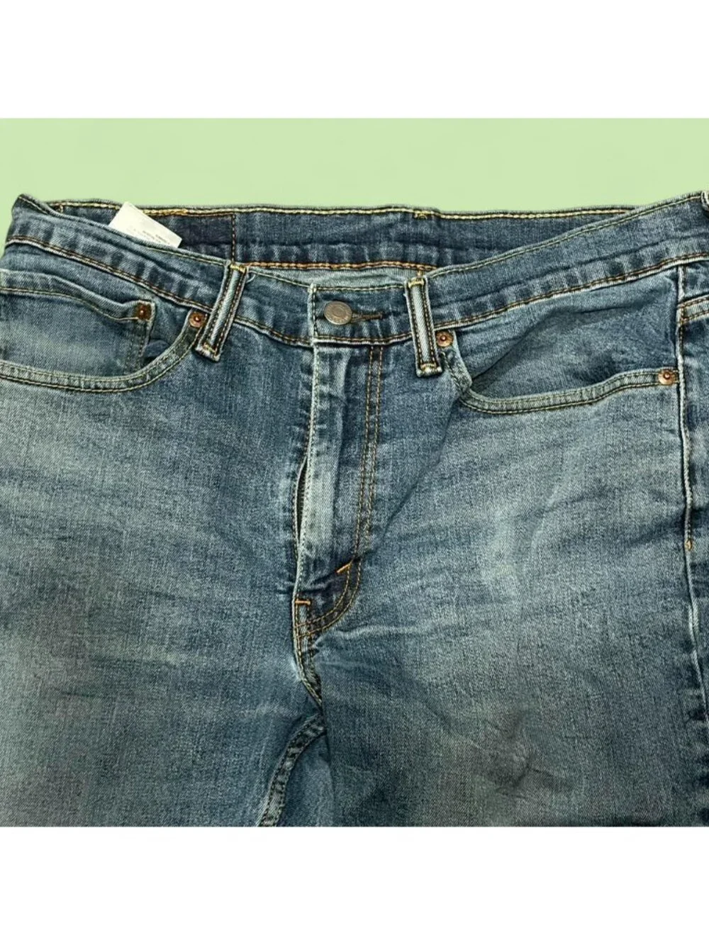 Levi's 514 mens blue straight leg jeans